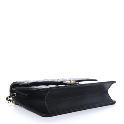Chanel Lambskin Quilted Medium Single Flap Black 3 of 4