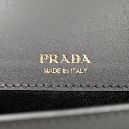 Prada Saffiano City Calfskin Monochrome Envelope Crossbody Nube 7 of 14