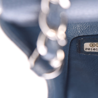 Chanel Caviar Quilted Mini Rectangular Flap Blue 7 of 10