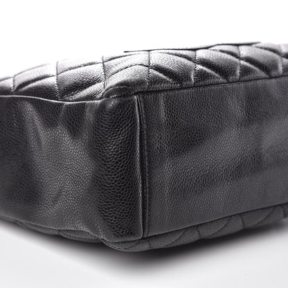 Chanel Caviar Quilted Petit Shopping Tote PST Black 9 of 15