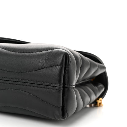 Louis Vuitton Calfskin New Wave Chain Bag MM NM Black 10 of 11