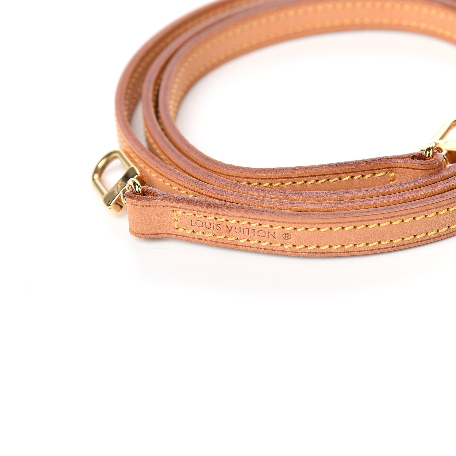 Louis Vuitton Vachetta 12mm Long Shoulder Strap VVN 3 of 5