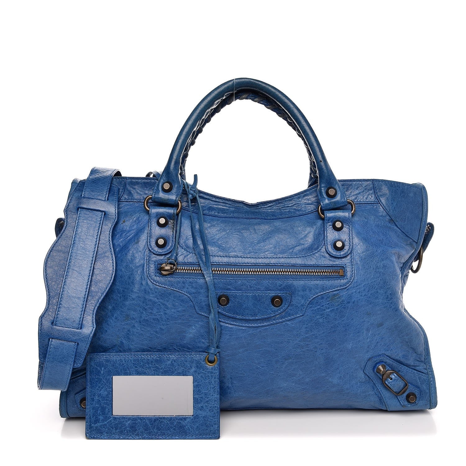 Balenciaga Agneau Classic Hardware City Blue 1 of 16