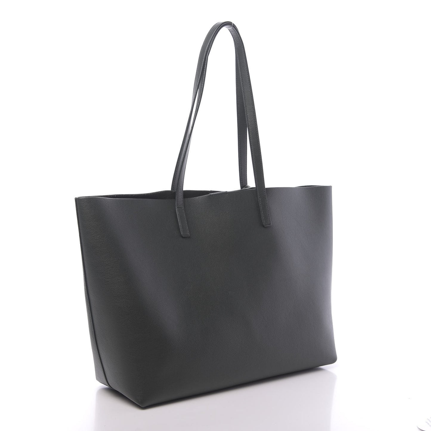 Calfskin Large Shopping Tote Dark Green