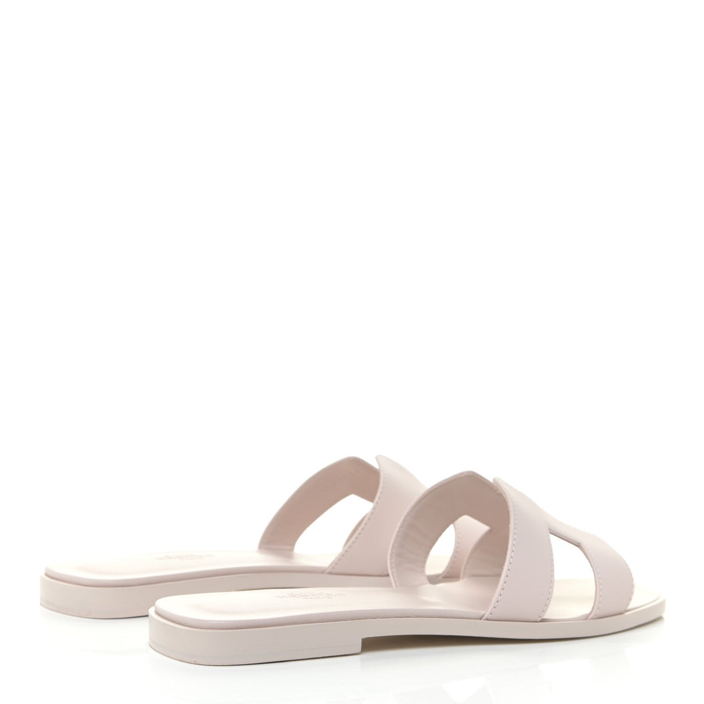 Box Calfskin Oran Sandals 38 Rose Pale