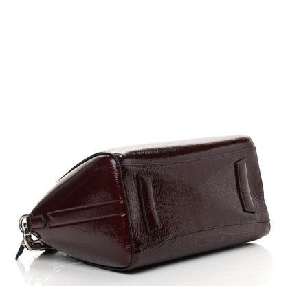 Givenchy Crinkled Patent Calfskin Small Antigona Aubergine 4 of 11