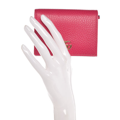 Gucci Dollar Calfskin GG Marmont Card Case Box Pink 2 of 8