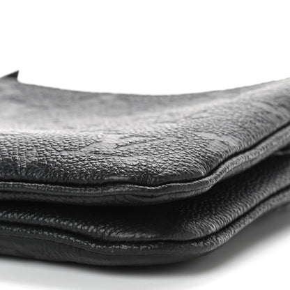Louis Vuitton Empreinte Double Zip Pochette Black 10 of 10