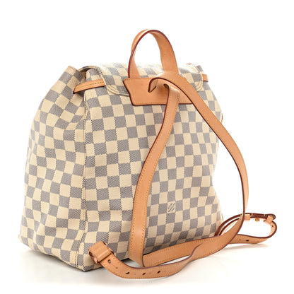 Louis Vuitton Damier Azur Sperone Backpack 2 of 11