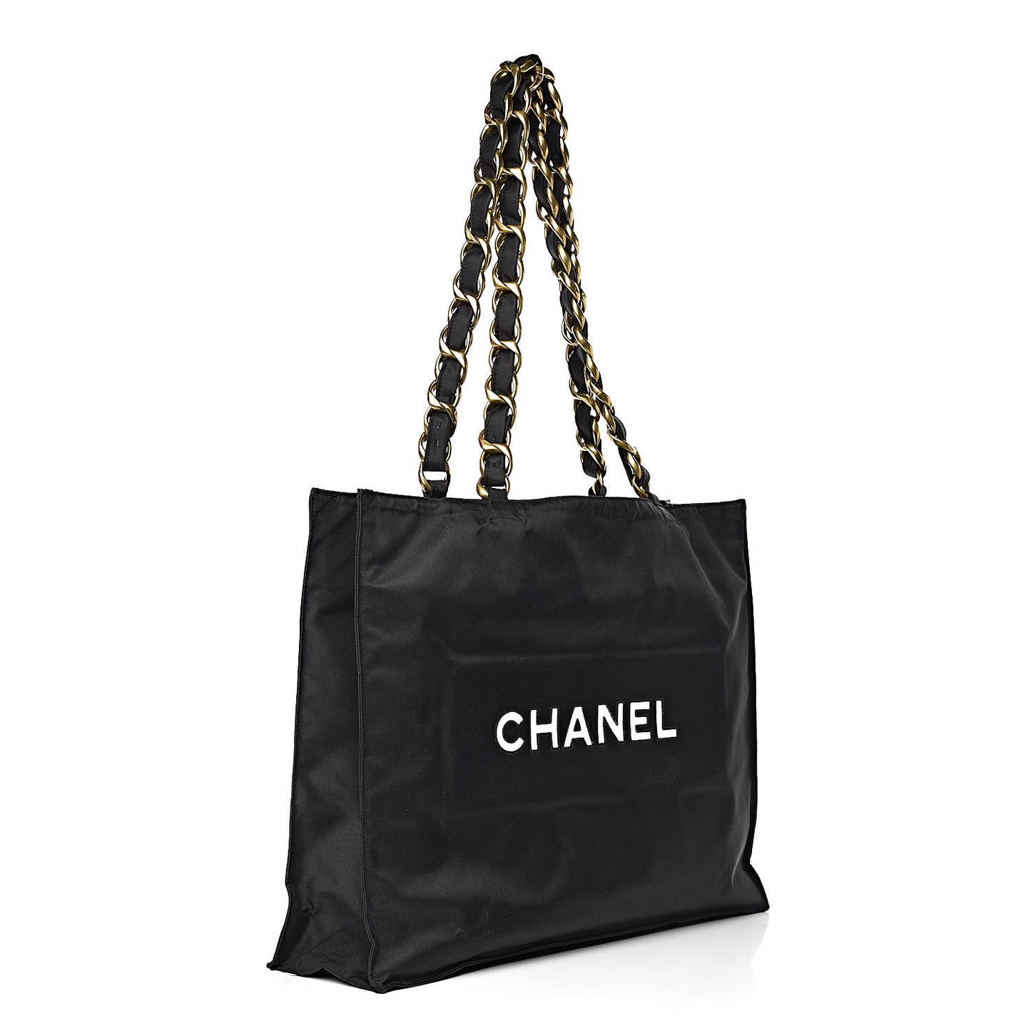 Canvas Chain Jumbo CC Tote Black