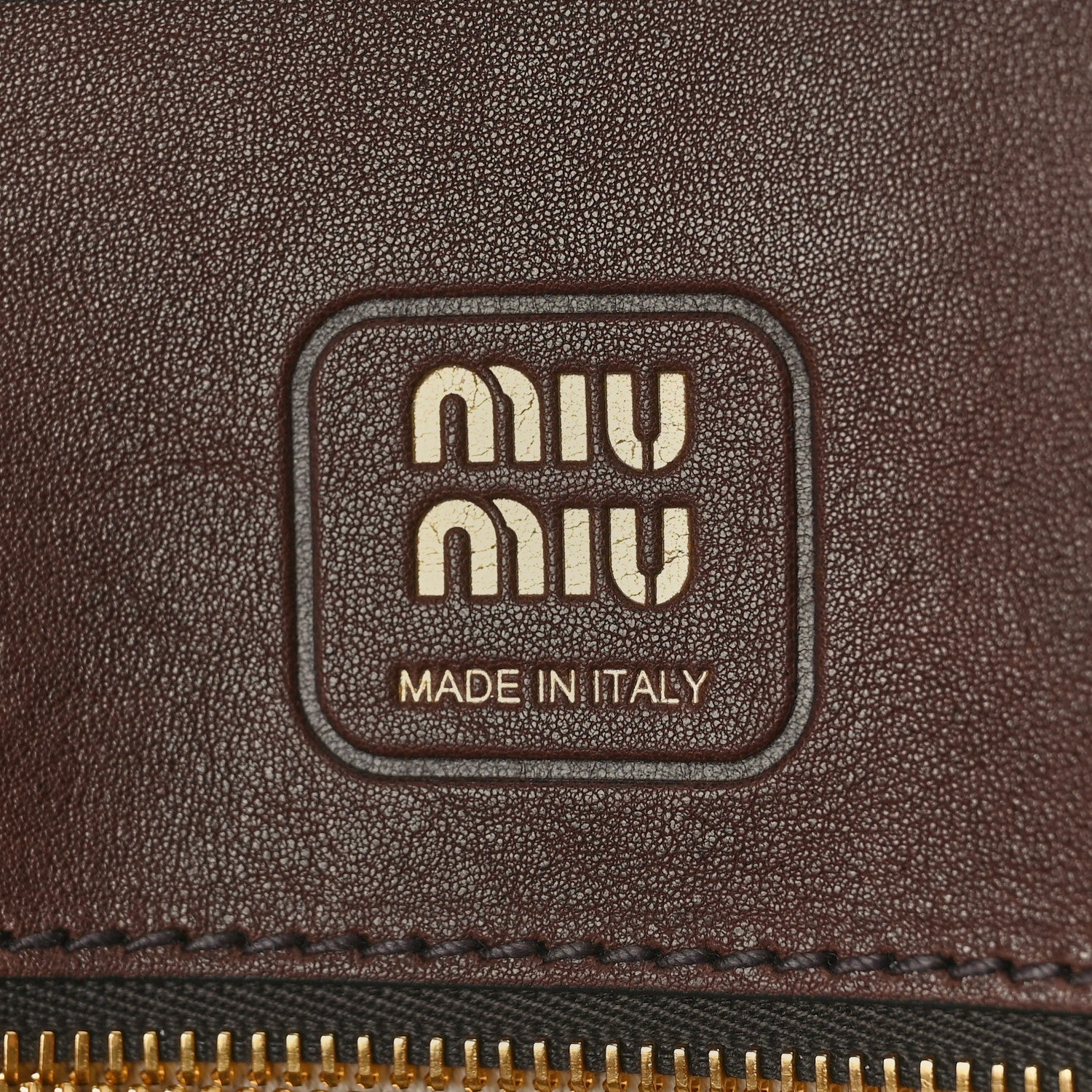 Miu Miu Nappa Medium Aventure Bag Radica 6 of 9