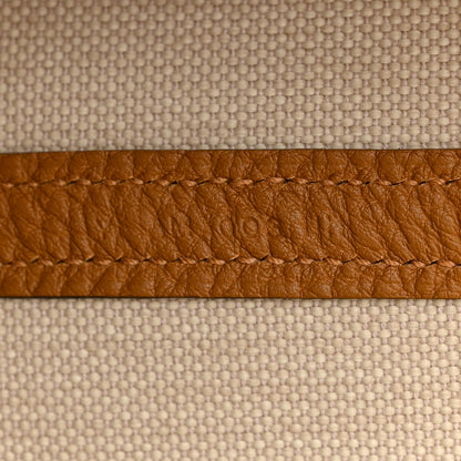 Hermes Toile Negonda Garden Party 30 TPM Tote Beton Ocre 7 of 11
