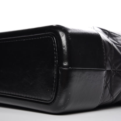 Chanel Aged Calfskin Quilted Large Gabrielle Hobo Black 11 of 13