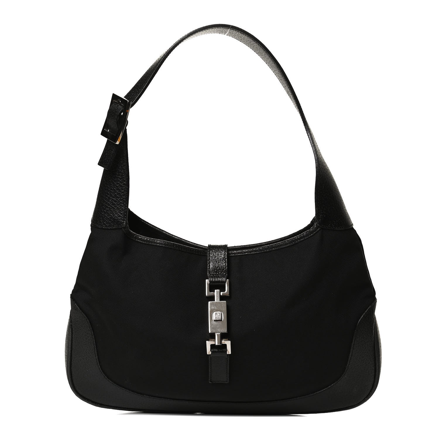 Gucci Canvas Small Jackie O Hobo Black 1 of 11