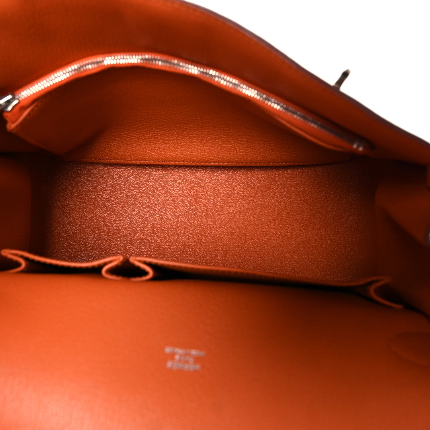 Hermes Taurillon Clemence Jypsiere 28 Orange 5 of 12