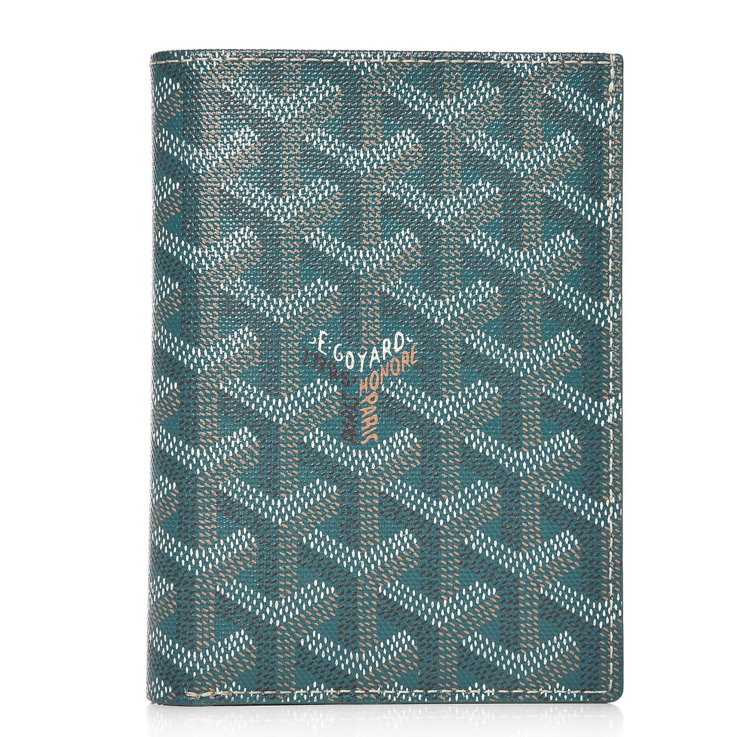 Chevron Bifold Wallet Green