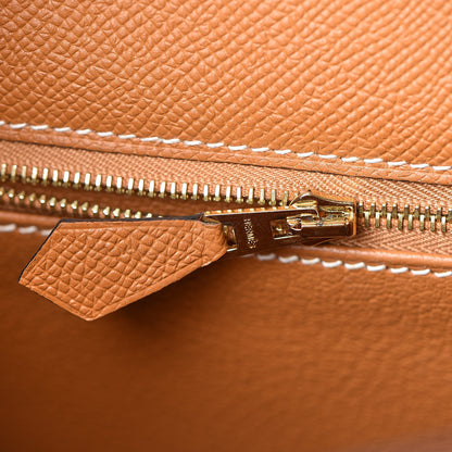 Hermes Epsom Kelly Sellier 28 Toffee 28 of 37