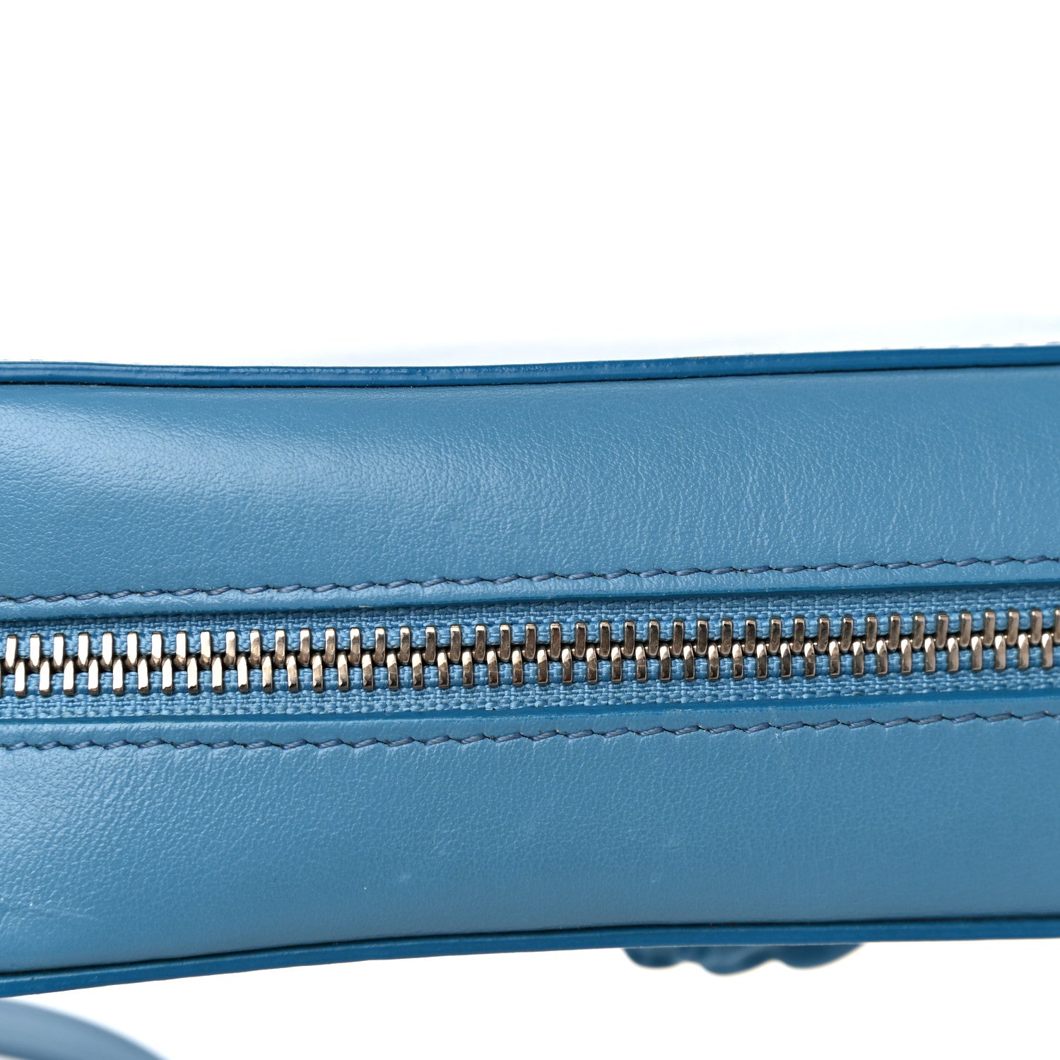 Versace Calfskin Palazzo Medusa Camera Bag Blue 15 of 19