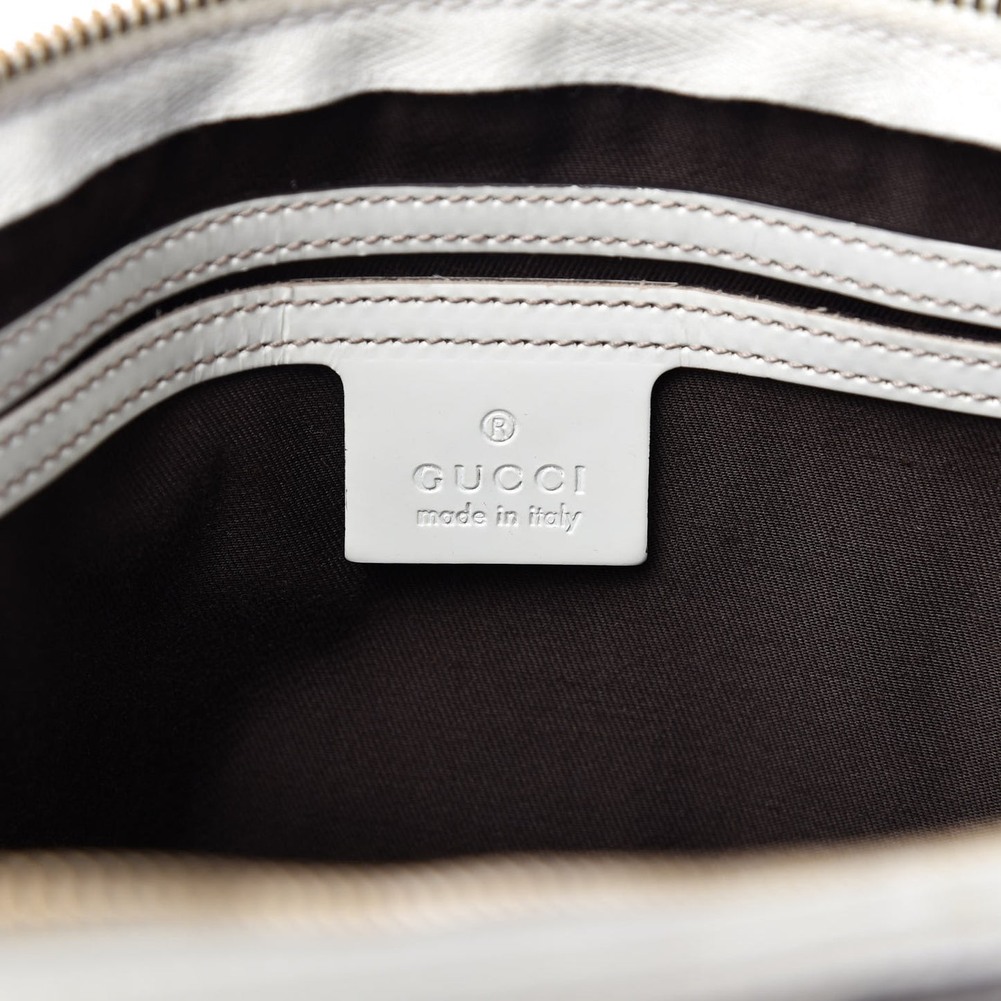 GG Plus Monogram Joy Medium Boston Off White
