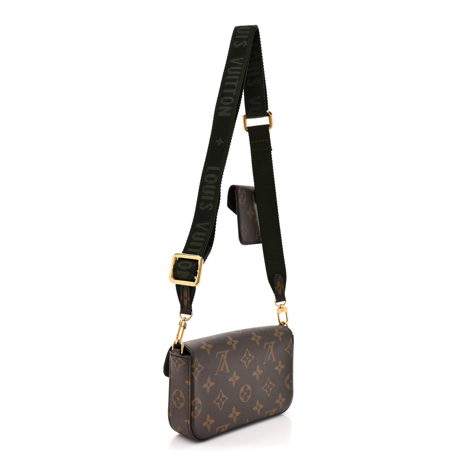 Louis Vuitton Monogram Felicie Strap & Go Kaki 3 of 10