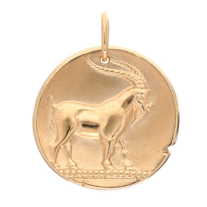 Van Cleef & Arpels 18K Yellow Gold Zodiac Capricorn Pendant 1 of 5