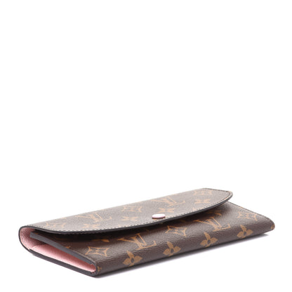 Louis Vuitton Monogram Emilie Wallet Rose Ballerine 4 of 9