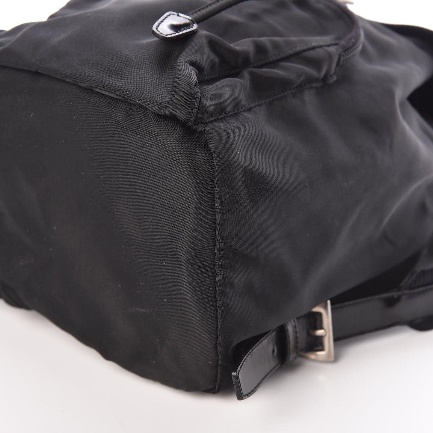 Nylon Vela Mini Cinch Backpack Black