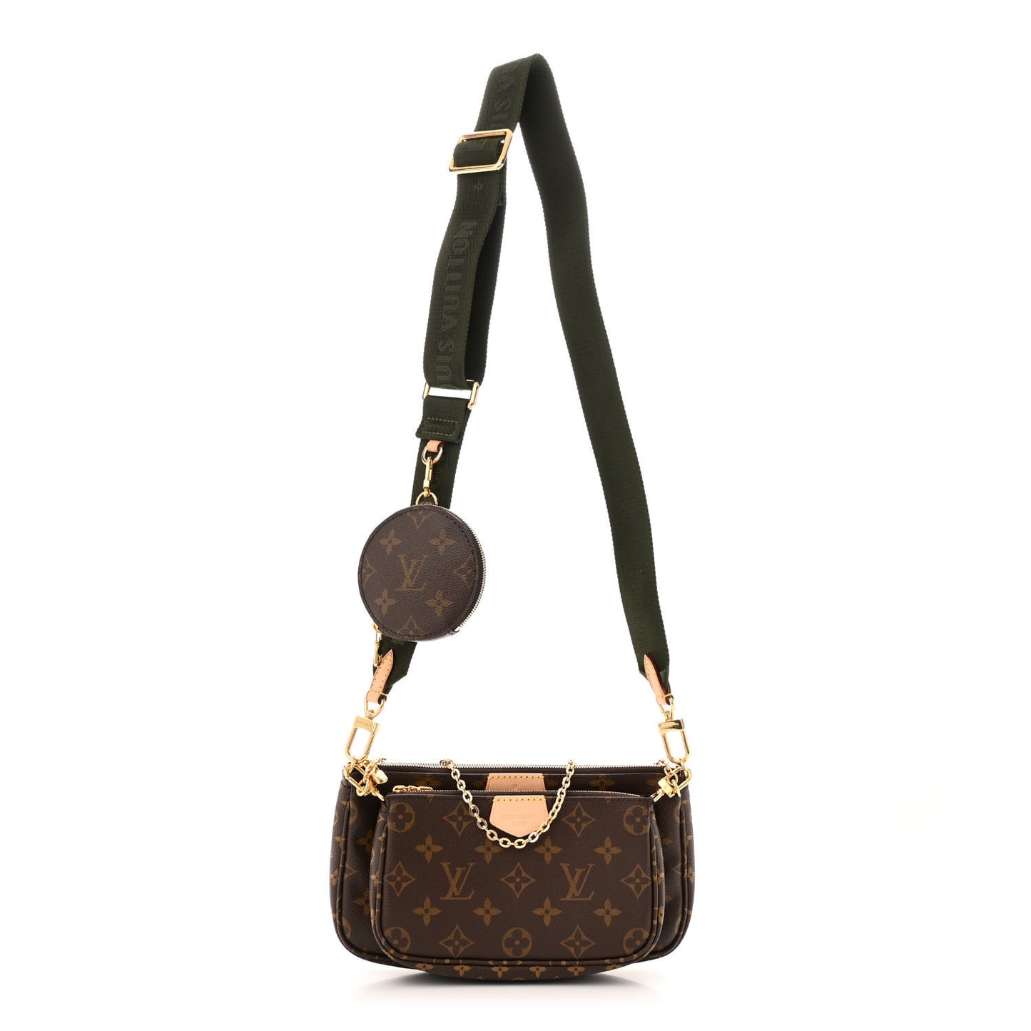 Monogram Multi Pochette Accessories Kaki