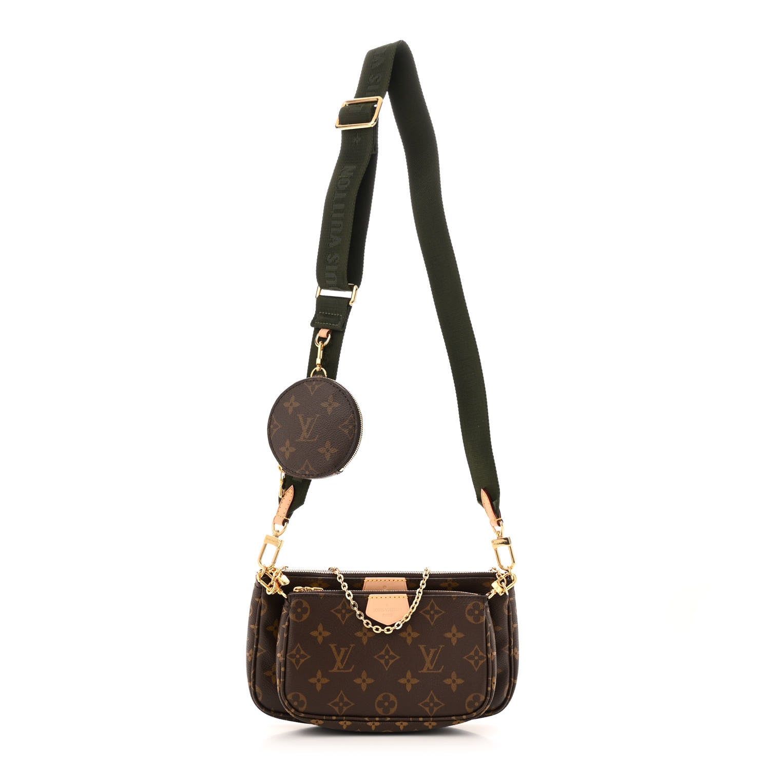 Louis Vuitton Monogram Multi Pochette Accessories Kaki 1 of 11