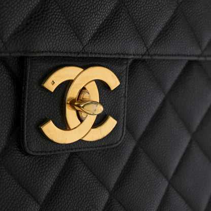 Chanel Caviar Quilted Briefcase Laptop Bag Black 6 of 11
