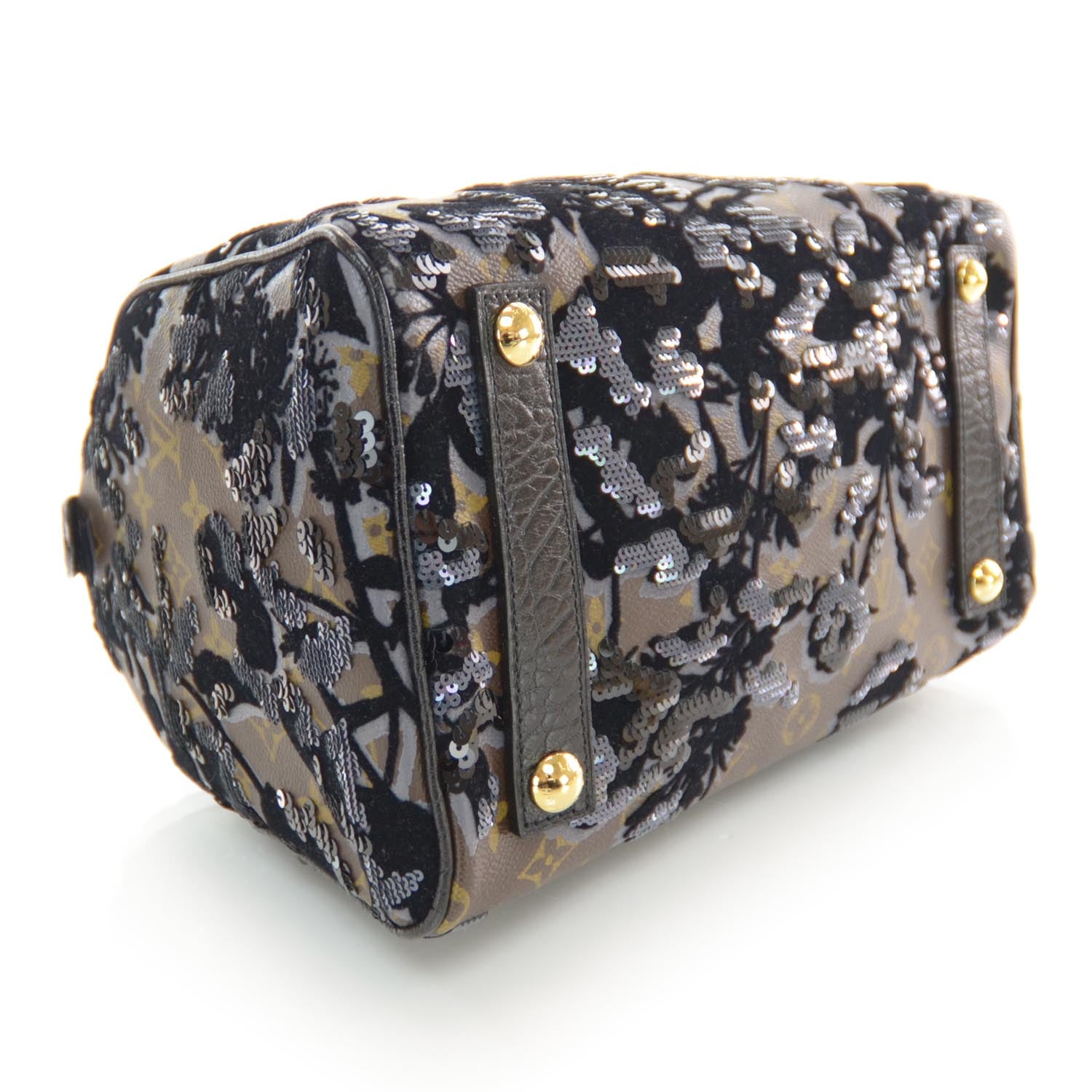 Louis Vuitton Monogram Fleur De Jais Sequins Speedy 30 4 of 7