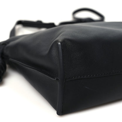 Loewe Calfskin Mini Flamenco Knot Clutch Black 8 of 9