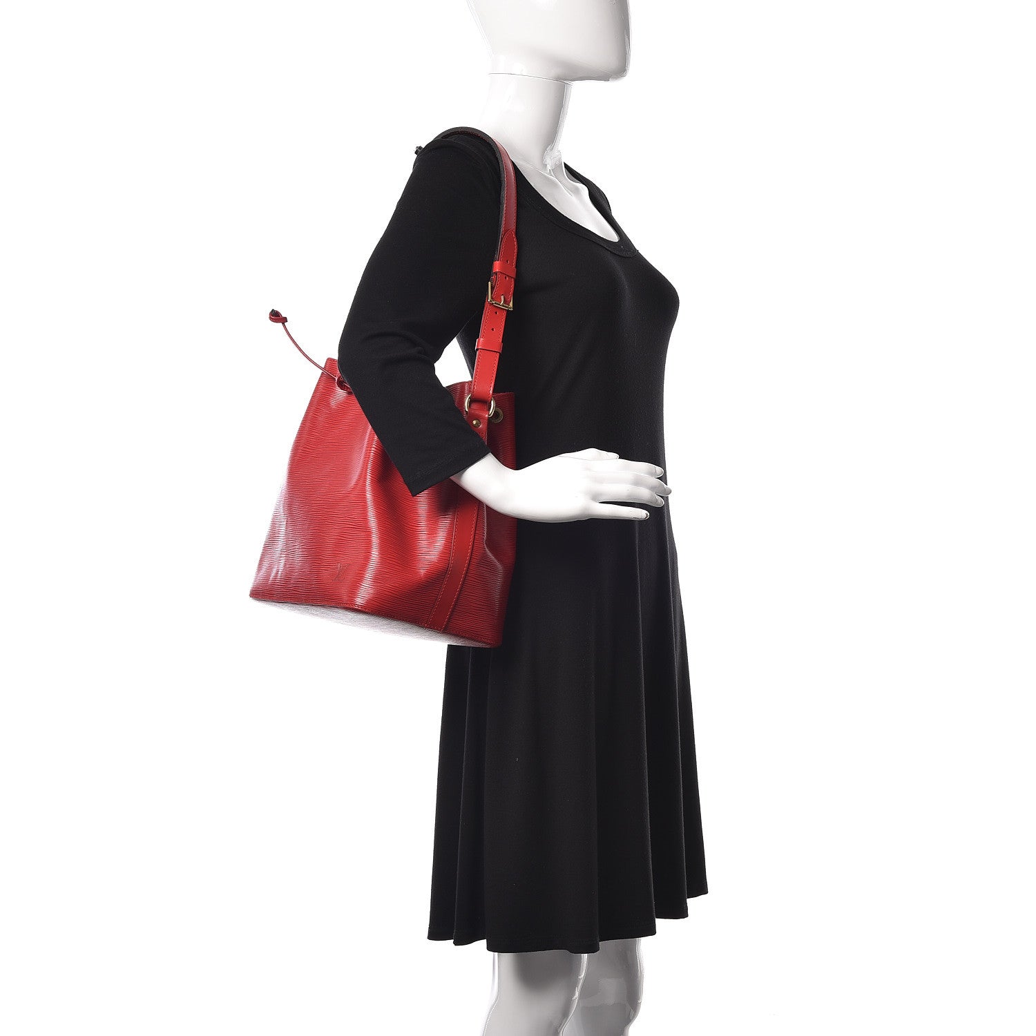 Louis Vuitton Epi Petit Noe Castillan Red 2 of 9