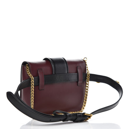 Prada City Calf Cahier Belt Bag Granato Black 4 of 7