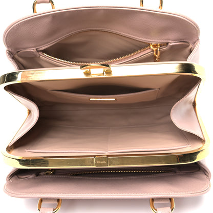 Prada Saffiano Lux Pyramid Bag Cammeo 4 of 5