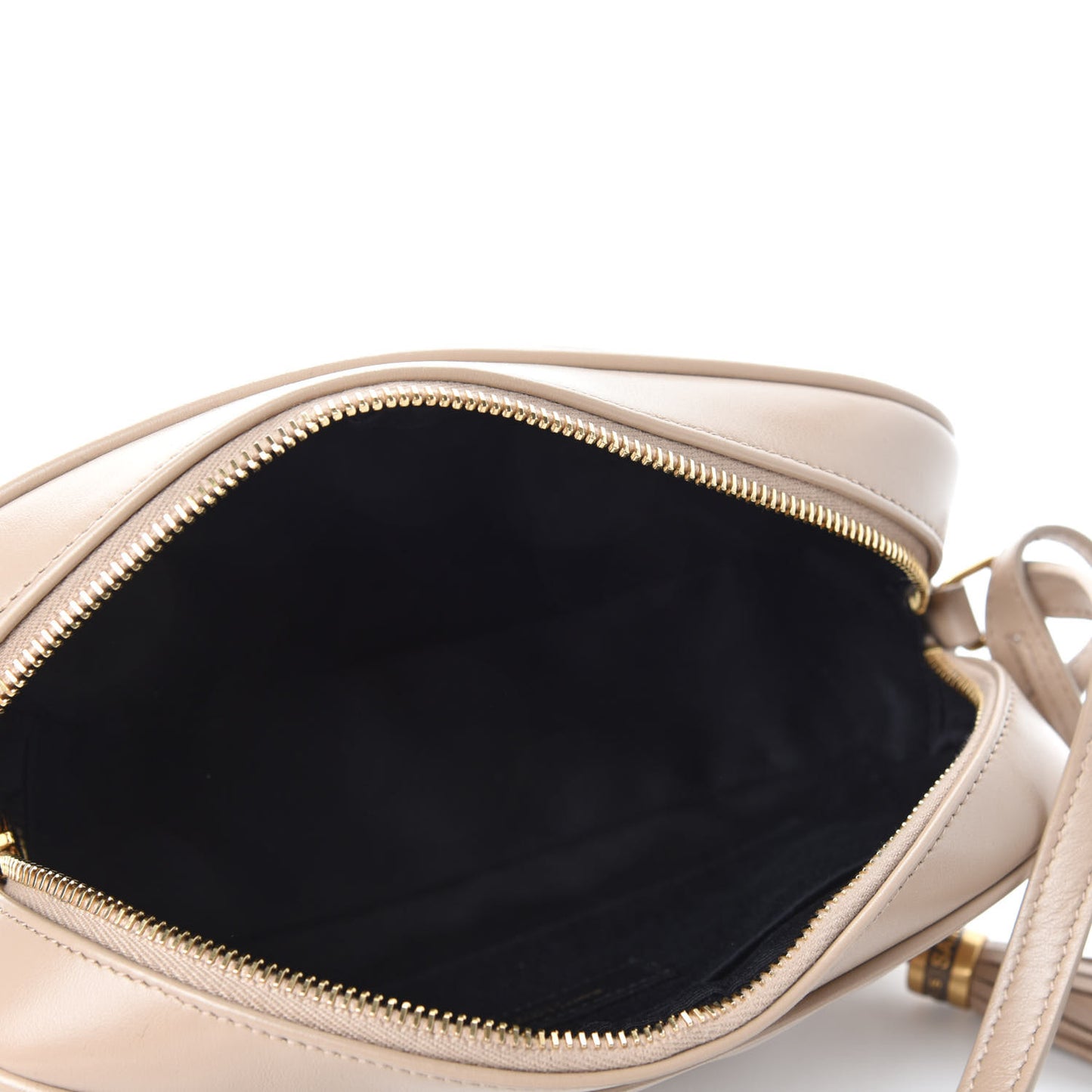 Calfskin Matelasse Monogram Lou Camera Bag Nude Powder