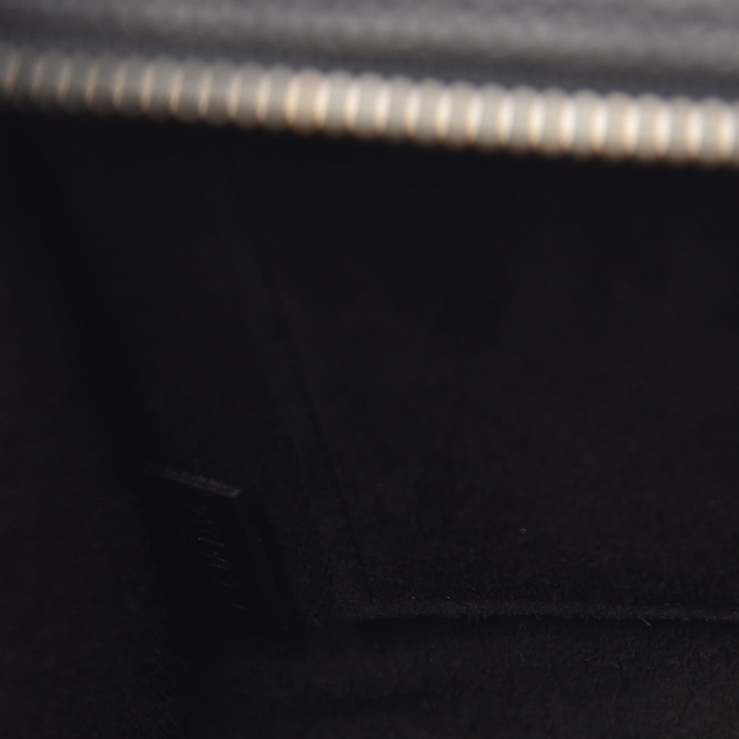 Drummed Calfskin Nano Luggage Black