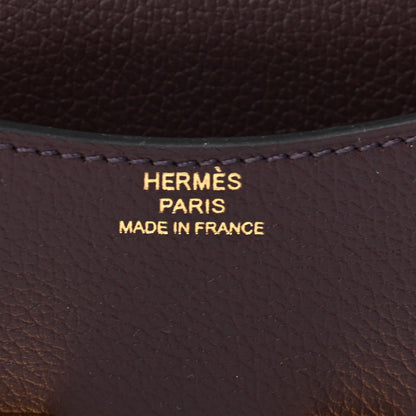 Hermes Evercolor Constance Slim Wallet Rouge Sellier 7 of 7