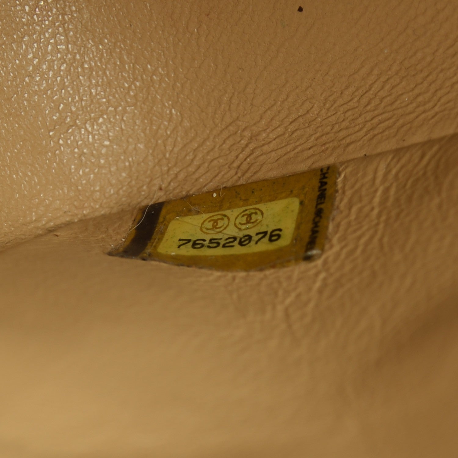 Chanel Caviar Quilted Medium Double Flap Beige 7 of 8