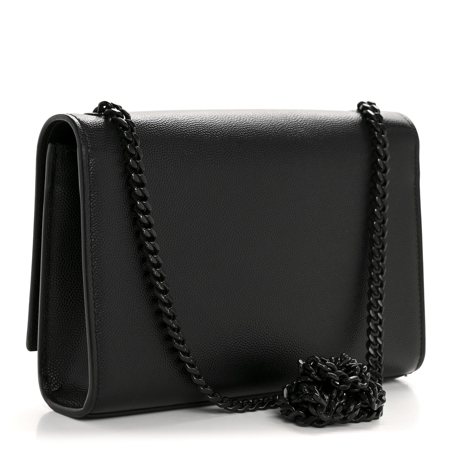 Grain De Poudre Small Monogram Monochrome Kate Satchel Black