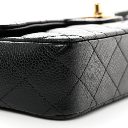 Chanel Caviar Quilted East West Flap Black 9 of 10
