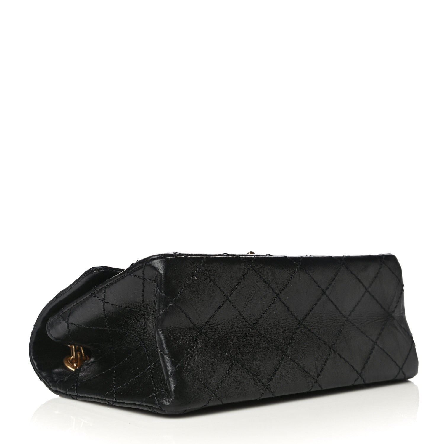 Chanel Aged Calfskin Quilted 2.55 Reissue Mini Flap Black 4 of 15