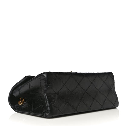 Chanel Aged Calfskin Quilted 2.55 Reissue Mini Flap Black 4 of 15