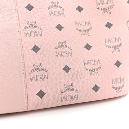 MCM Visetos Medium Liz Reversible Shopper Tote Powder Pink 16 of 16