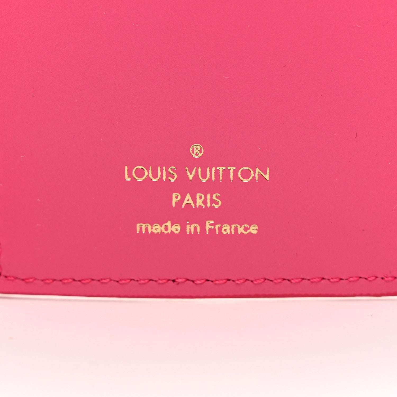 Louis Vuitton Calfskin Nanogram Embossed Victorine Wallet Rose 6 of 7