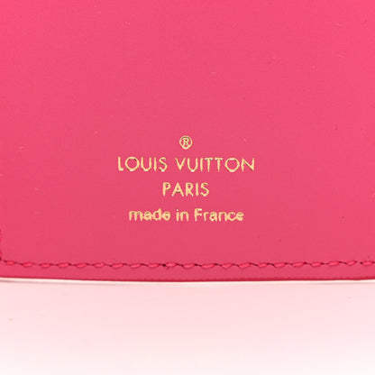 Louis Vuitton Calfskin Nanogram Embossed Victorine Wallet Rose 6 of 7