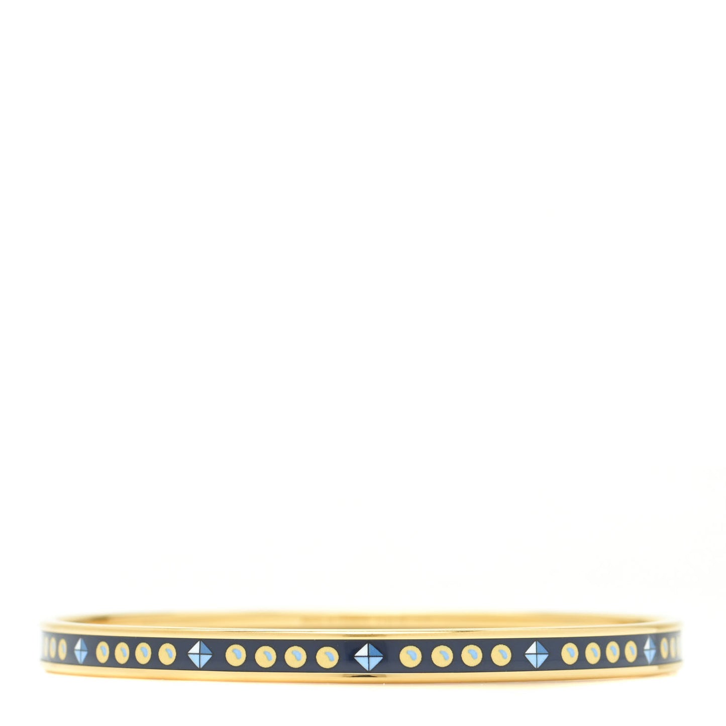 Enamel Printed Extra Narrow Printed Colliers De Chiens Bracelet 70