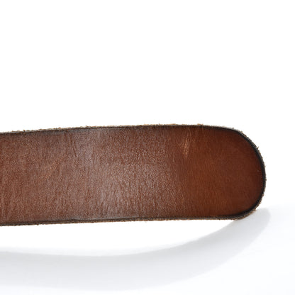 Gucci Faded Calfskin Double G 40mm Belt 85 34 Cuir 8 of 11
