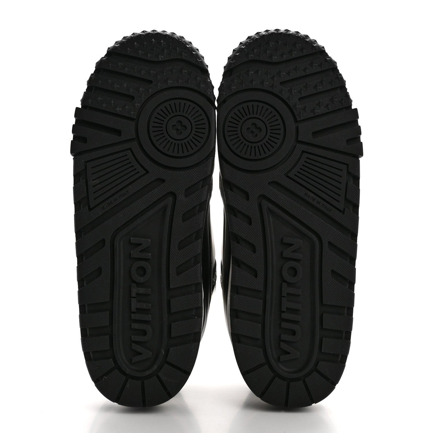 Louis Vuitton Calfskin Mens LV Trainer Maxi Sneakers 12 Black 5 of 7