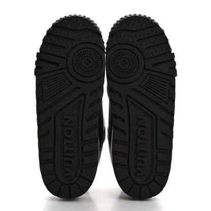 Louis Vuitton Calfskin Mens LV Trainer Maxi Sneakers 12 Black 5 of 7